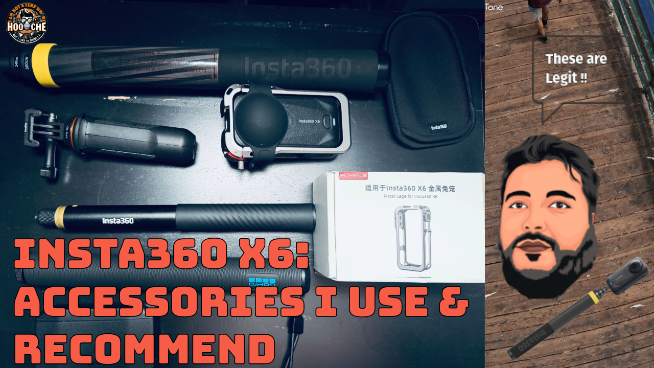 Accesories for the Insta360X6 I use and recommend.